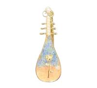 LearnLyrics Chinese Styles Flower Hair Clip | Musical Instrument Shape Flower Headwear - Portable Barrettes for Thin Hair, Womens Hair Clip for Birthday, Christmas, New Year