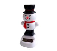 LearnLyrics Christmas Solar Dancing Toys | Car Dashboard Dancing Doll | Solar Powered Christmas Shaking Head Toy, Cute Figurines Cake Decoration for Car Desk Bedroom