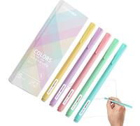 LearnLyrics Color Gel Pens - Neutral Morandi Ink Pens Collection, Simple Smooth Writing Set, Stylish Quick Drying Ink Design | Fountain Penn Set for Journaling Sketching Scrapbooking Drawing