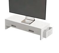 LearnLyrics Computer Base - Storage Drawer Elevation, Space Saving Workplace Lift, Multi Slot Stationary Holder, Durable Leveling Pedestal | Desktop Arrangement Tool for Family Friends Indoor Room