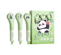 LearnLyrics Correction Tape 3 Pieces Cartoon Panda Corrector