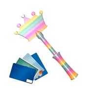 LearnLyrics Credit Card Wand - 3D Printed Contactless Case,Fun Credit Card Holder Wand | for Men Women Supermarkets Cafe Shopping Checkout Travel Party Birthday Holiday