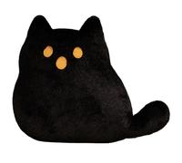 LearnLyrics Cute Ghost Cat Plush Pillow - Halloween Soft Cushion Toy, Decorative Throw Cat Plush | Fun Display Decoration, Cozy Spooky Pillow Figure with Whimsical Style for Couch Bed Living Room She
