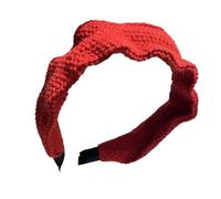 LearnLyrics Cute Hair Accessories - Soft Fashion Hairbands,Hair Hoops Stylish Festive Red Color Comfortable Secure Fit for Everyday and Occasional Wear