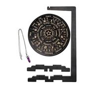 LearnLyrics Display Stand - Display Shelf, Wood Display | Witch Wooden Jewelry Decorative Display Stand, Exquisite Design Holder Stand for Living Room, Yoga Room