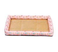 LearnLyrics Dog Cooling Pad,Breathable Puppy Self-Cooling Cushion | Scratch Resistant, Washable Pet Furniture for Home Indoor Outdoor Resting Sleeping Playing