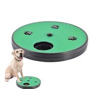 LearnLyrics Dog Nail Scratcher | Rotatable Scratch Mat for Dogs,Round Dog Scratching Pad for Nails, Pet Puzzle Toy for Small Medium Large Breed Dog