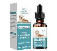 LearnLyrics Dog Nutritional Supplement,Body Supplements for Pets | 30ml Natural Food Supplement for Pets, Daily Nutritional Supplements for Dogs and Cats