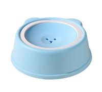 LearnLyrics Dog Water Dish, Water Bowl for Cats - Dog Bowl with Spill-proof Dishes Slow Water Maker, Portable Slow Drink Bowl, Non-Slip Feeding Container