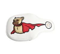 LearnLyrics Driver Handler, Waterproof Golf Putter Head Cover with Magnetic Head Protector of French Putter Mallet Fits for Mail Putter