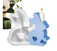 LearnLyrics Easter Bunny Silicone Molds, 3D Bunny Candle Molds | 3D Candle Bunny Easter Bunny Mold - 3D Bunny Muold Easter Silicone Muold for Cake Decoration, Candy