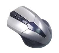 LearnLyrics Ergonomic Wireless Optical Mouse - 2.4GHz USB Connection, 1200 DPI Sensitivity Adjustment, Sl mbidextrous Design, Battery Powered | PC Laptop Accessory for Meeting Room Home Studio
