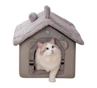 LearnLyrics Feline Lounger Inside - Removable Napping Shelter, Insulated Interior Kitty Mat, Soothing Exterior Creature Travel, Chilly Climate Tiny Pups | Plush Mammal Cushion during Home Nap