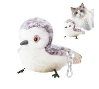 LearnLyrics Flapping Bird Electric Cat Toy | Interactive Cat Squeaky Toy,Creative Kitten Play Toy, Funny Electric Flapping Wings Cat Toy for Home, Cat