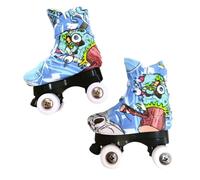 LearnLyrics Fretboard Skates - Durable Exercise Shoes, Pocket Sized Stunt Accessory Set, Competitive Skill Developing Gear | Creative Desktop Entertainment Gift for Teens Classroom Party