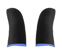 LearnLyrics Gamingg Thumb Gloves, Video Game Finger Sleeve, Smartphone Game Thumb Finger Protector, Nonslip Controller Finger Covers, AntiSweat Carbon Fiber Thumb Sleeves for Touch Screen Electronics