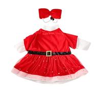 LearnLyrics Geese Outfits | Party Dress for Statue 58 cm, Clothing Carving Geese Christmas with Bow Tie | for Garden Home Celebration Party Decoration