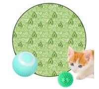 LearnLyrics Gertar Cat Toy - Vibrating Cat Ball, 2 In 1 Hunting Cat Tunnel Set | Simulated Smart Ball, Interactive Automatic Obstacle Avoidance, Rechargeable Guitar Cat Toy For Cats To Alone
