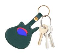 LearnLyrics Guitar Pick Holder, Guitar Pick Case, Guitar Pick Holder with Keys | PU Leather Musical Instrument Accessories for Players, Green, Se référer au descriptif, Refer to description
