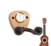 LearnLyrics Guitar Wall Mount, Guitar Wall Mount, Guitar Holder with Hygrometer Wall Mounts, Guitar Holder Hook Stand Wall, Heavy Duty, Creative for Bass, Mandolin Hand, Ukulele, Musical Instrument