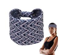 LearnLyrics Hair Bands, Workout Head Wrap - Wide Boho Style Headband, Stylish Wide Headband, Soft Bohemian Headwear for Travel, Outdoor Activities, Sports