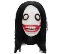 LearnLyrics Halloween Scary Cosplay Masque | Creepy Masque Costume Accessory - Latex Headwear Halloween Cosplay Props for Adults Role-Playing Stage Performance