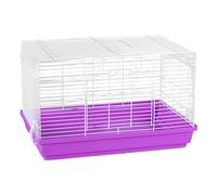 LearnLyrics Hamster House, Portable Gerbil Home, Pet Cage Accessories, Ventilated Small Animal Habitat with Detachable Bottom for Indoor Use