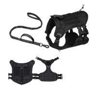 LearnLyrics Harness for Dogs, Harness for Medium Dogs, Rope and Harness Set for Puppies, Adjustable Small Dog Harness Vest, Pet Leash Combination for Small Dogs