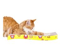 LearnLyrics Indoor Cats Cardboard Scratchers,Corrugate Scratching Board Pad | Wear-Resistant Cardboard Cat Scratcher Bed Playground for Small Kitten Paw Scratching