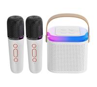 LearnLyrics Karaoke Machine Set, Wireless Karaoke Machine, Speaker with Wireless Microphone - Subwoofer Speaker, Family Singing Machine for Home, KTV,