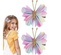 LearnLyrics Kids Hair Barrettes - Cartoon Animal Barrettes for Girls - 1 Pair Cute Hair Pins, Colorful Hairpins for Daily Life, Travel, School, Festival