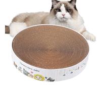 LearnLyrics Kitten Scratching Pad, Cat Scratching Bed Round Kitten Scratch Board Furniture Protector Mat Cat Scratching Mat Interactive Training Small