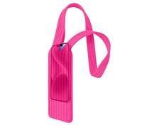 LearnLyrics Knitted Phone Bag - Soft Stretch Long Shoulder Phone Pouch 31.5inch | Small Knitting Bag,for Family Students Adults Men Women Home Indoor Outdoor Travel Commute Hot Pink