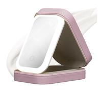 LearnLyrics LED Makeup Case - Lighted Makeup Case, Cosmetic Case with LED | Portable LED Cosmetic Holder Makeup Organizer with, Dustproof Makeup Bag Storage Box for Outing Travel Tour