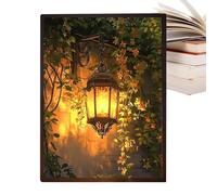 LearnLyrics Light up Painting | 3 Color Illuminated Paintings,Three-Level Dimmable Lamp Wall Art for Home Room Bedroom Kitchen Birthday Wedding Party