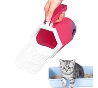 LearnLyrics Litter Scoop Holder - Integrated Litter Scoop, Deep Shovel Scoop | Cat Litter Sifter Scoop, Integrated Detachable Cat Scoop for Family, Friends, Colleagues, Lovers Who Love Cats