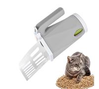 LearnLyrics Litter Scoop Holder - Integrated Litter Scoop, Deep Shovel Scoop | Cat Litter Sifter Scoop, Integrated Detachable Cat Scoop for Family, Friends, Colleagues, Lovers Who Love Cats