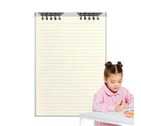 LearnLyrics Loose Leaf Book Loose Leaf Notebook Spiral Notebooks with 10 Rings Refillable Exercise Book Stationery 60 Sheets Personal Journal 21 x 14.8 cm for Writing, Drawing, Planning
