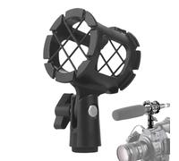 LearnLyrics Microphone Shock Absorber Mount, Microphone Shock Absorber Mount, Anti-Vibration Microphone Holder, Microphone Clip Recording Microphone Shock Stand, Shockproof Microphone Holder for Home