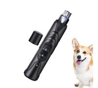 LearnLyrics Nail Drill for Dogs - Super Quiet Paw Trimmers with LED Light - 2 Speeds Claw Grooming Pet Supplies Rechargeable Toenail Clippers for Puppy