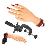 LearnLyrics Nail Practice Hand, Practice Hand, Flexible False Nail Practice Hand | Manikin Hand, Fake Hands for Nail Practice Nail Supplies