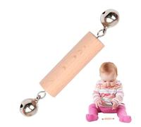 LearnLyrics Natural Beech Baby Toy - Wooden Grasping Trainer, Puzzle Aid | Sensory Development Early Education Toy for | Lightweight Grip Exercise Tool with Easy Hold Design for