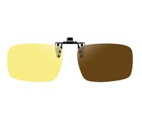 LearnLyrics Night Glasses For Driving - Polarized Anti Glare Clip On Lens