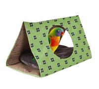 LearnLyrics Parrot Hanging Bed - Durable Scratch-Proof Birds Hammock, Sleeping Hut Nest, Cage Tent for Cockatiels Lovebirds, Pet Bird Resting House | Winter Warm Bird Bed for Cage Comfort