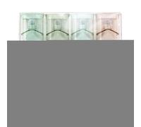 LearnLyrics Pastel, Cute Highlighter, Vistaprint 4 Pieces Aesthetic Pastel Highlighter, Wide and Shimmering Smooth Glitter Marker Pen for Luminous Note Taking Journal