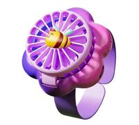 LearnLyrics Personal Fan - 3-Speed Portable Flower Watch With Lights