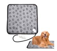 LearnLyrics Pet Heating Mat - Heated Dog Blanket With Adjustable Temperature Control, to Install Waterproof Bite-Proof Indoor Warming Pad | Comfortable Electric Cushion for Cats, Dogs, Winter