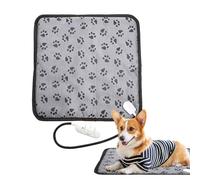 LearnLyrics Pet Heating Mat - Heated Dog Blanket With Adjustable Temperature Control, to Install Waterproof Bite-Proof Indoor Warming Pad | Comfortable Electric Cushion for Cats, Dogs, Winter