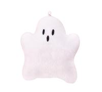 LearnLyrics Plush Bag Charm, Ghost Plush Charm - Plush Ghost Pendant for Backpack | Cartoon Key Chain Pendant for Men, Fashion Backpack Accessory for Adults, white, Se référer au descriptif