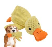 LearnLyrics Plush Duck Dog Toy - Squeaky Chew Toy, Interactive Game, Stress Relief Dog, Durable Plush Duck Friend | Durable Dog Chew Toy Application